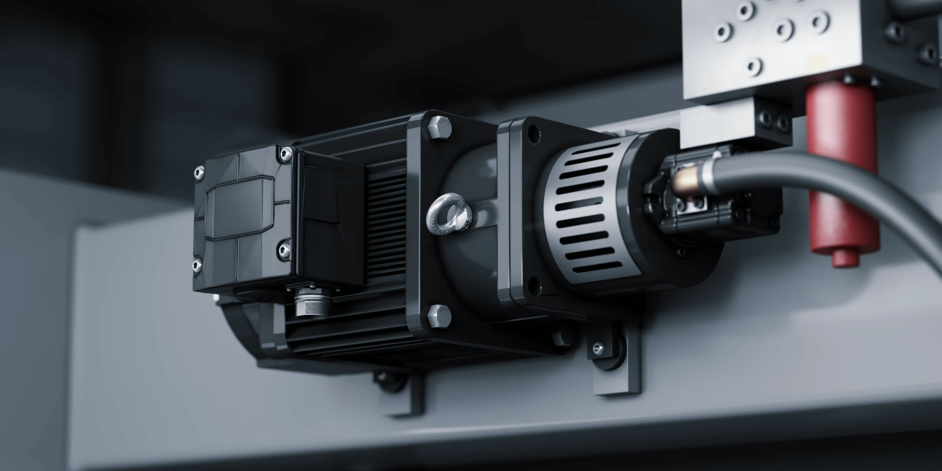 Servo motor for press brake